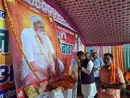 सूर्यमुनि तिवारी- रामकिंकर दास जी के पुण्यतिथि के अवसर पर आयोजित श्रीराम कथा में हुए शामिल