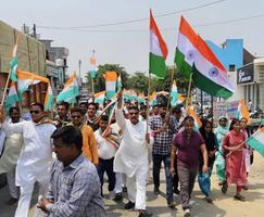 “ऑपरेशन सिंदूर” के सम्मान में आयोजित "तिरंगा यात्रा" में प्रदेश मंत्री डी.पी भारती जी हुए शामिल