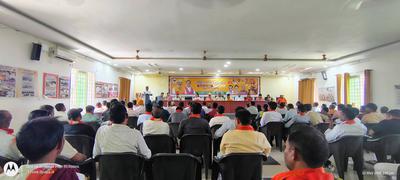 रानी अहिल्याबाई होल्कर जी के त्रिशताब्दी स्मृति अभियान को लेकर पीलीभीत कार्यालय में हुई बैठक