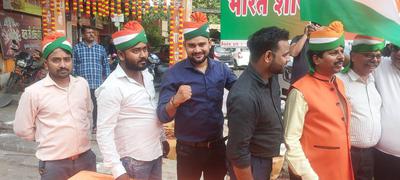 लखनऊ पूर्वी विधानसभा में “ऑपरेशन सिंदूर” के सम्मान में निकाली गयी "तिरंगा यात्रा" में दिलीप श्रीवास्तव जी हुए शामिल
