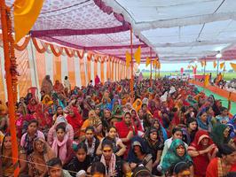 सूर्यमुनि तिवारी- लोकुआं में आयोजित श्रीमद् भागवत कथा में हुए सम्मिलित