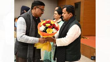 डी.पी. भारती- नितिन नवीन जी को राज्यसभा उम्मीदवार घोषित करने  पर  दी शुभकामनाएं