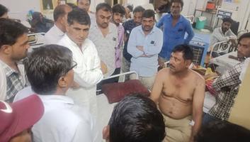 श्यामलाल जोकचंद्र- भाजपा के गुंडों द्वारा संजीत ब्लॉक कांग्रेस अध्यक्ष ईश्वरलाल धाकड़ पर हुआ हमला