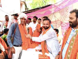 भाजपा सकरा पूर्वी मंडल के प्रथम कार्यसमिति की बैठक में सचिन राम जी हुए शामिल