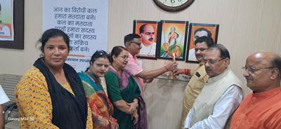 हर घर तिरंगा अभियान में सभी कार्यकर्ताओं को सक्रिय रूप से भाग लेने पर प्रदेश मंत्री डी.पी भारती जी ने दिया जोर