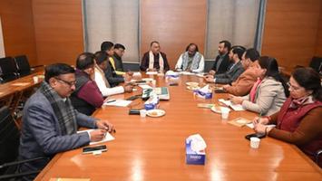 डी.पी. भारती - दिल्ली भाजपा मुख्यालय में गुरु रविदास जयंती आयोजन की रूपरेखा तय