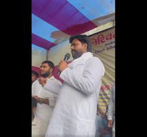 डॉ. संदीप सौरभ - गर्दनीबाग में सर्वेक्षण संविदाकर्मियों की अनिश्चितकालीन हड़ताल का संबोधन