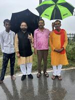 सचिन राम - माता जगदम्बा जी की कलश यात्रा में सहभागिता