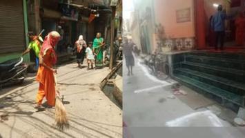 मुकेश सिंह मोंटी - नेतृत्व में भीषण गर्मी के मौलवीगंज में स्वच्छता अभियान