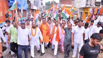 तिरंगा यात्रा में सहभागिता