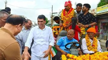 मातृभूमि के वीर सपूत का आत्मीय स्वागत एवं अभिनंदन