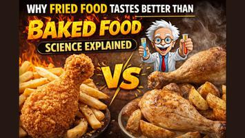 Why Fried Food Tastes Better Than Baked Food (Science Explained)