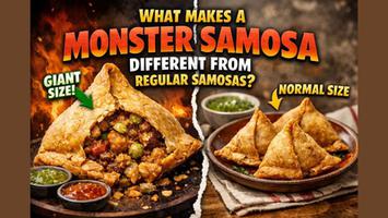 What Makes a Monster Samosa Different from Regular Samosas?