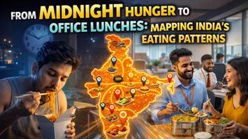 From Midnight Hunger to Office Lunches: Mapping India’s Eating Patterns