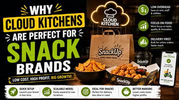 Why Cloud Kitchens Are Perfect for Snack Brands