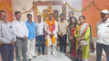 भगवान श्री चित्रगुप्त धाम में दर्शन-पूजन एवं वृक्षारोपण