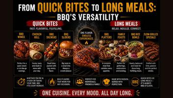 From Quick Bites to Long Meals: BBQ’s Versatility