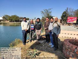 Ground Truthing of work carried out by NEER Foundation in the field of River & ponds revival