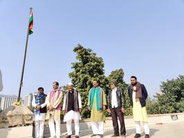 गणतंत्र दिवस के अवसर पर जदयू पार्टी कार्यालय में किया गया झंडोतोलन कार्यक्रम