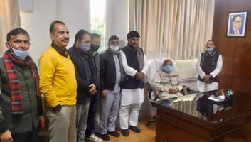 अमल कुमार - जदयू राष्ट्रीय अध्यक्ष आरसीपी सिंह ने दिल्ली में सहयोगी कार्यकर्ताओं से शिष्टाचार भेंट की