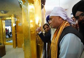 आनन्दपुर साहिब, गुरुद्वारा फ़तेहगढ़ साहिब और भोरा साहिब में पहुंचे केंद्रीय इस्पात मंत्री श्री सिंह