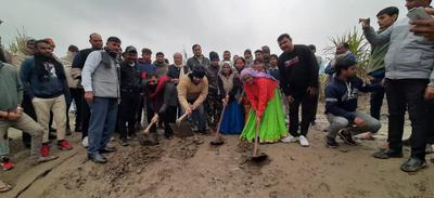 काली नदी पुनरुद्धार कार्यक्रम को बल देने आई शूटर दादियां