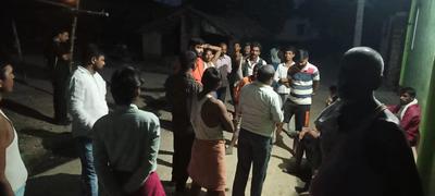 आशीर्वाद यात्रा के तहत दुमदुम ग्राम पंचायत में पहुंचे युवा नेता विकास सिंह