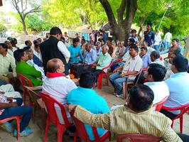 ग्राम दलयानपुर, बाराबंकी लोकसभा में नुक्कड़ सभा कर गठबंधन प्रत्याशी को विजयी बनाने की अपील