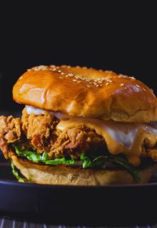 Soya Malai Chaap Burger