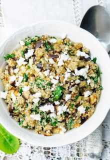 Quinoa Paneer Herbs Lime Salad