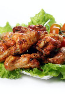 Premium Chicken Wings Marinated and Ready to Cook