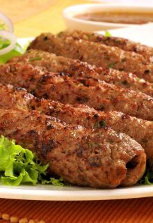 Chicken Seekh Kebab (6 Pieces)