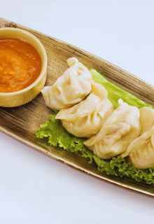 Paneer Momos Steamed