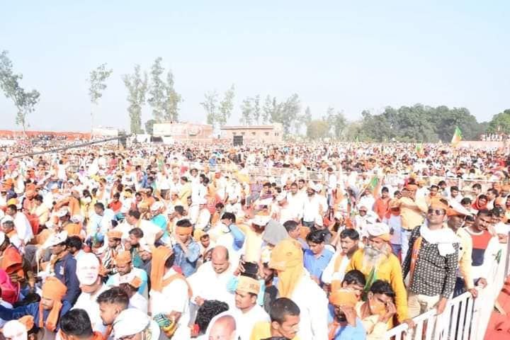 -आज बाबा कीनाराम जी की पुण्यधरा चंदौली में देश के यशस्वी प्रधानमंत्री श्री नरेन्द्र मोदी जी की ऐतिहा