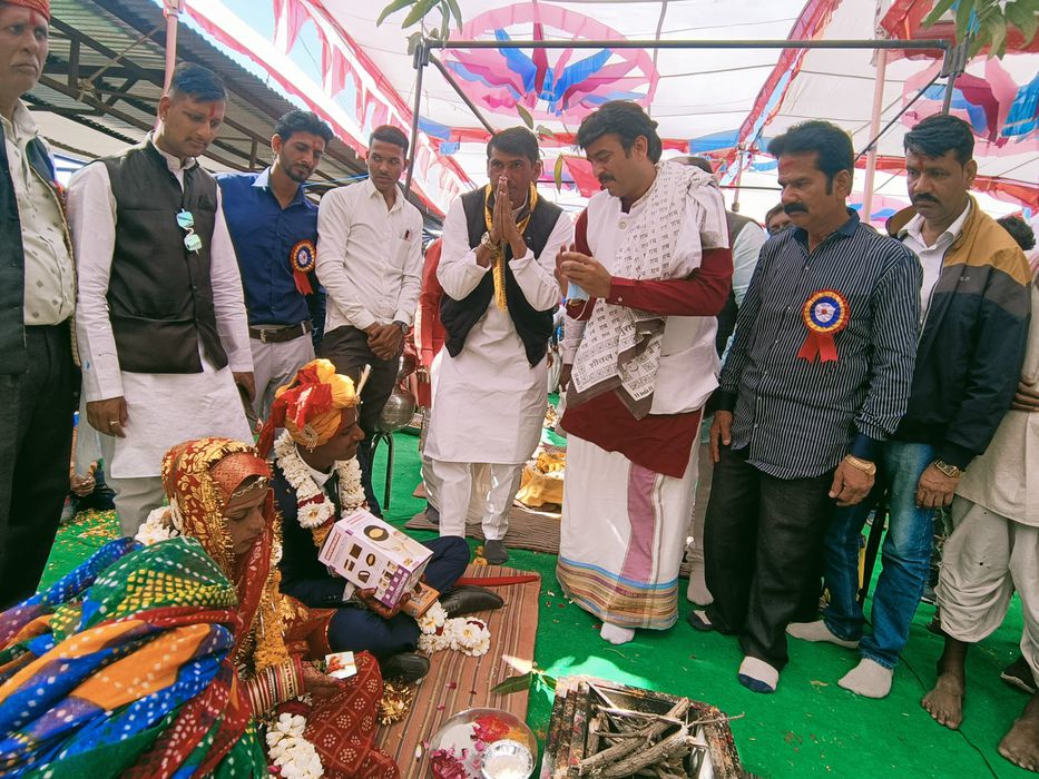 -भुनियाखेड़ी, मन्दसौर में आज मेवाड़ा धनगर गायरी समाज के सामुहिक विवाह सम्मलेन में मध्य प्रदेश कॉंग्रेस