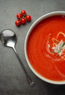 Tomato Corn Soup (half)