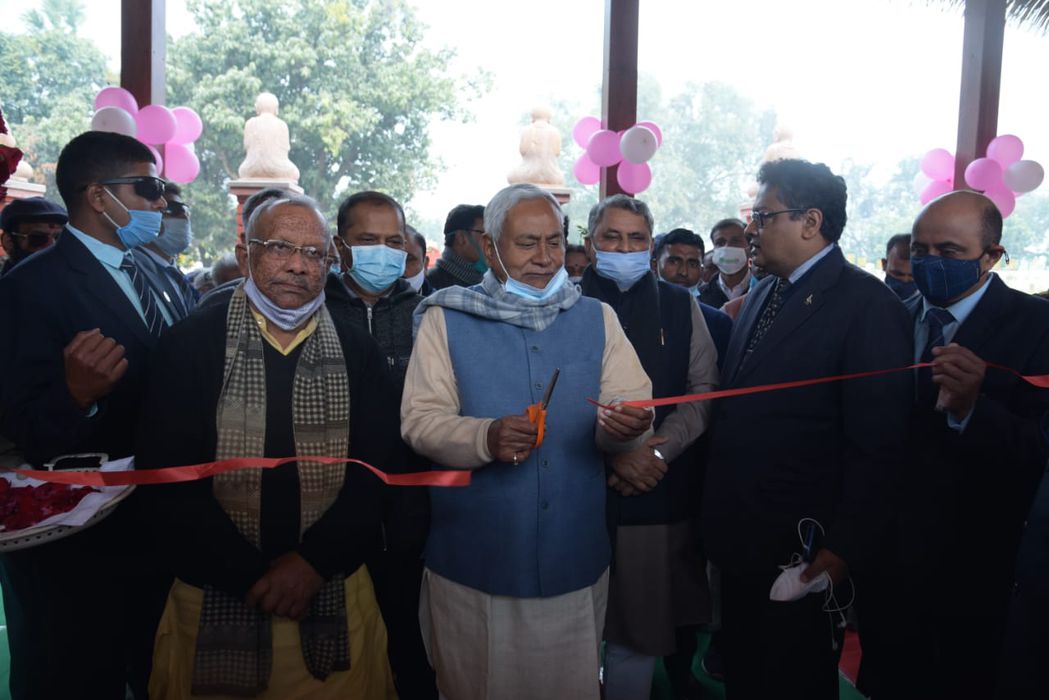 -आज मुख्यमंत्री नीतीश कुमार ने राजगीर स्थित पर्यावरण वन एवं जलवायु परिवर्तन विभाग के अंतर्गत सौंदर्य