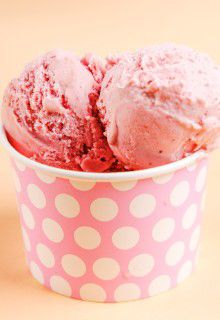 Strawberry Ice Cream Cup