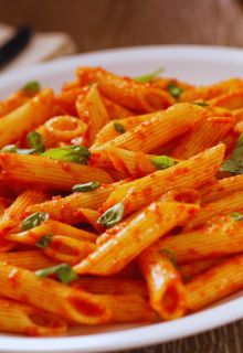 Paneer Veg Red Penne Pasta