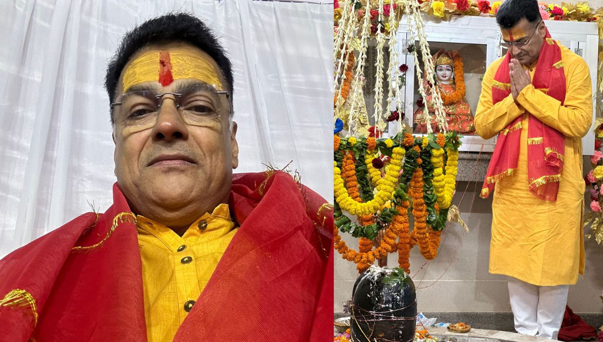 -आज अमर झा जी बरियातु राँची स्थित श्री शिव दुर्गा मंदिर प्रांगण में श्री शिवलिंग की पुनर्स्थापना सह 