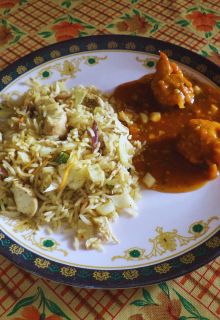 Chicken Fried Rice, Manchurian, Spring Roll