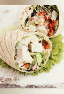 Paneer Mint Wrap