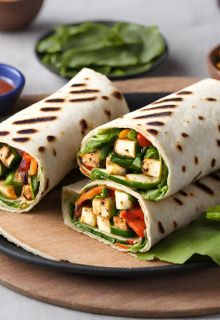 Grilled Paneer Fresh Veg. Whole Wheat Wrap