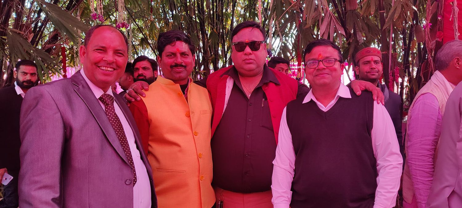 -उत्तर प्रदेश के यशस्वी उपमुख्यमंत्री माननीय ब्रजेश पाठक जी की सुपुत्री वेदिका का शुभ विवाह मंगलवार 