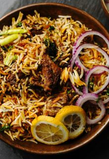 Mutton Hyderabadi Dum Biryani