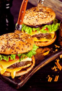 Chilli Garlic Chicken Burger