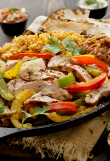 Grilled Chicken, Fajita Over Low G. Rice