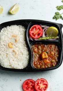 Paneer Matar Rice