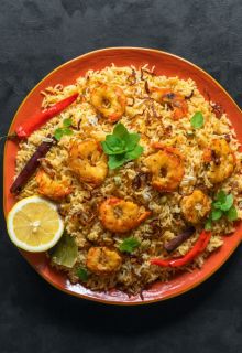 Prawns 65 Biryani