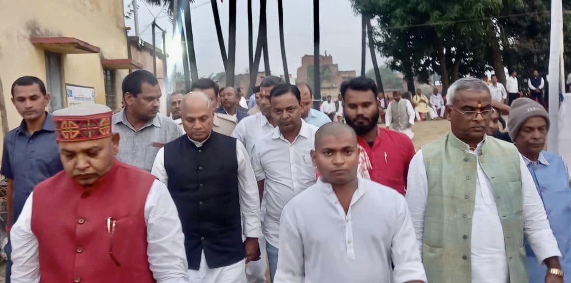 -पूर्व केंद्रीय मंत्री श्री आरसीपी सिंह जी ने आज नालंदा में पहुंचे, यहां नूरसराय प्रखंड स्थित अजनौरा